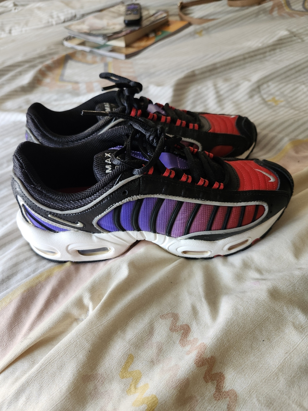 Nike Air Max Women’s Red, Purple & Black Retro Running Sneakers - Picture 5 of 5